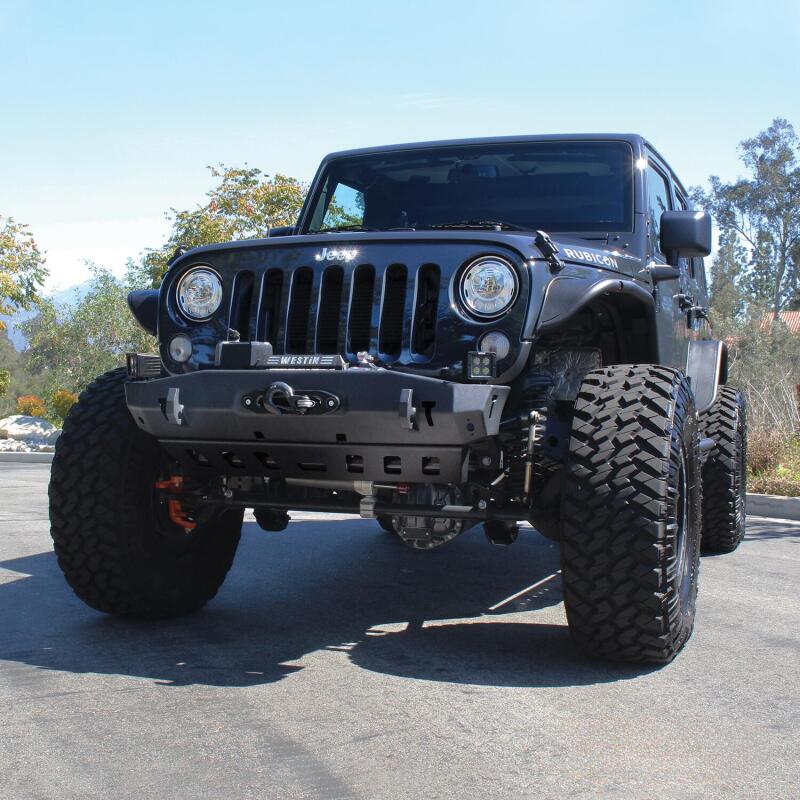 Westin 62-1005 /Snyper 07-17 Jeep Wrangler Tube Fenders - Front - Textured Black