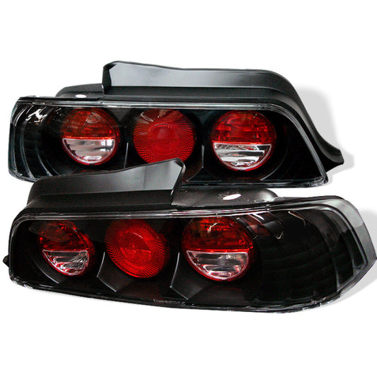 SPYDER 5005274 Spyder Honda Prelude 97-01 Euro Style Tail Lights Black ALT-YD-HP97-BK
