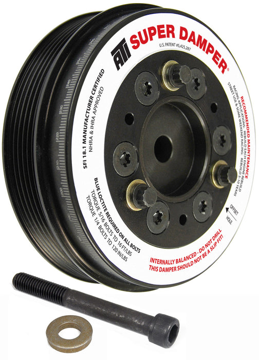 ATI ATI917993 Damper - 5.74in - Alum - 6 Grv - Mini Cooper S - 1.6L - 2 Percent OD - 1Pc