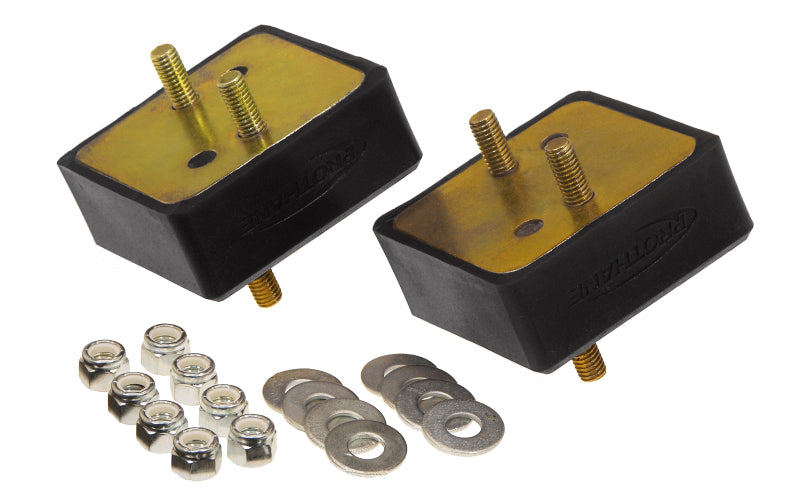 Prothane 1-503-BL 67-92 Jeep V8 Motor Mounts - Black