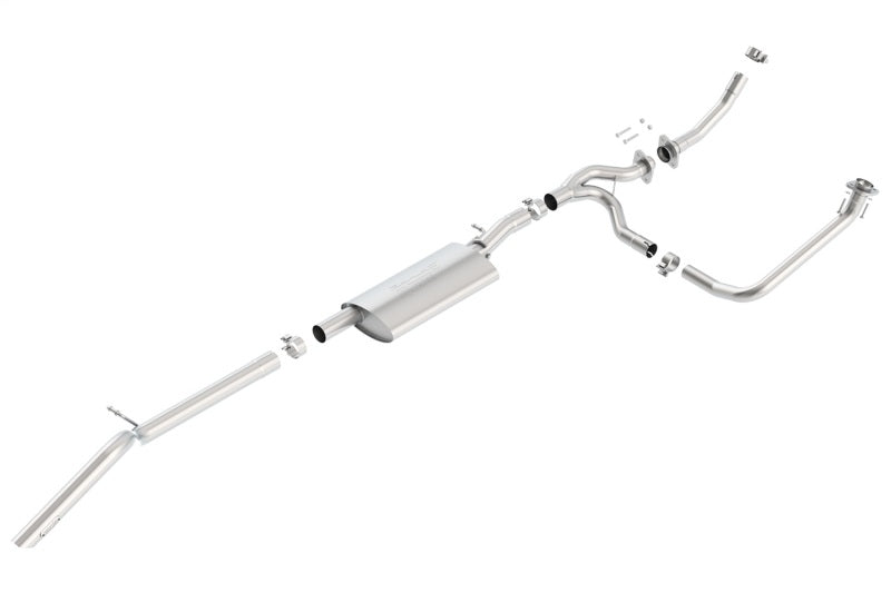 Borla 140634 12-15 Jeep Wrangler 3.6L V6 Auto/Manual Trans Turndown Tip Dual Left Rear Exit Exhaust