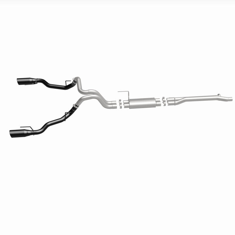 Magnaflow 19350 MagnaFlow SYS Cat-Back 2017 Ford F-150 Raptor 3.5L Dual Black Coated 3in Tips