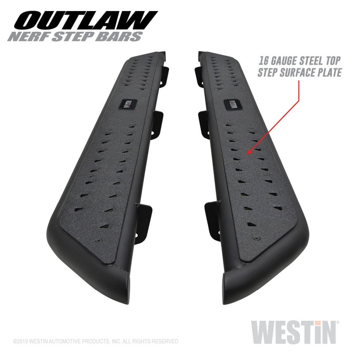 Westin 58-53565 09-18 Dodge RAM 1500 Crew Cab Outlaw Nerf Step Bars