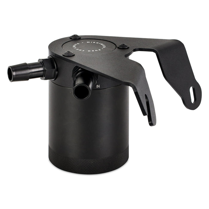 Mishimoto MMBCC-BR23-21P 2021+ Ford Bronco 2.3L Baffled Oil Catch Can - PCV Side - Black