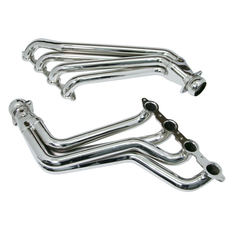 BBK 4021 10-15 Camaro LS3 L99 Long Tube Exhaust Headers With Converters - 1-3/4 Chrome