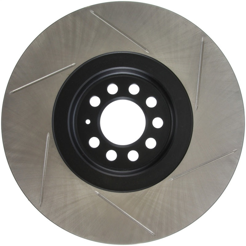 Stoptech 126.33093SR StopTech Power Slot 04-06 Audi TT Quattro / 04 VW Golf R32 Right Front Slotted Rotor