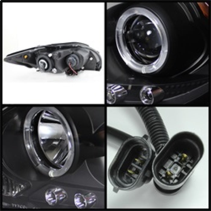 SPYDER 5073303 Spyder Scion TC 08-10 Projector Headlights LED Halo -Replaceable LEDs Blk PRO-YD-TTC08-HL-BK