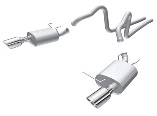 Borla 140375 2011 Ford Mustang 3.7L 6cyl 6spd RWD SS S-Type Catback Exhaust