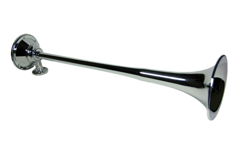Kleinn Air Horns 411 Kleinn Chrome Roof Mount Single Horn/ 21.5In - Chrome-Plated Spun Copper