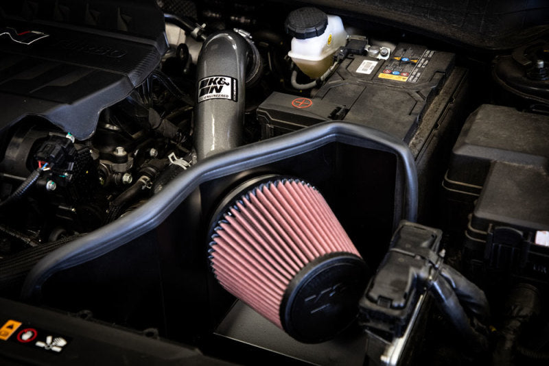 K&N Engineering 69-5329TC K&N 2022 Hyundai Elantra N 2.0L L4 Silver Typhoon Intake