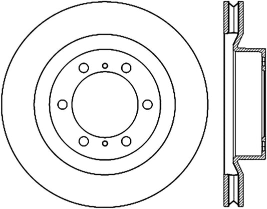 Stoptech 126.44174CSL StopTech 15-17 Lexus GX Front Slotted Left Cryo Rotor