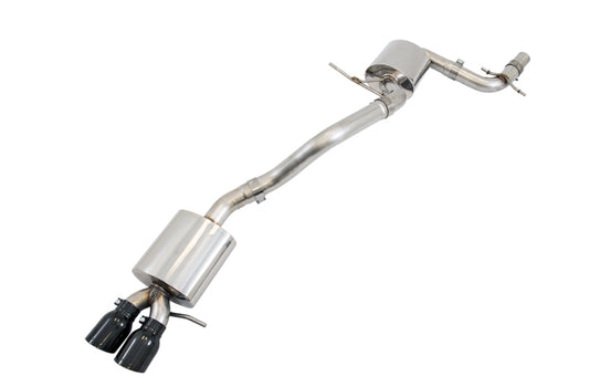 AWE Tuning 3015-23050 Mk6 GLI 2.0T - Mk6 Jetta 1.8T Touring Edition Exhaust - Diamond Black Tips
