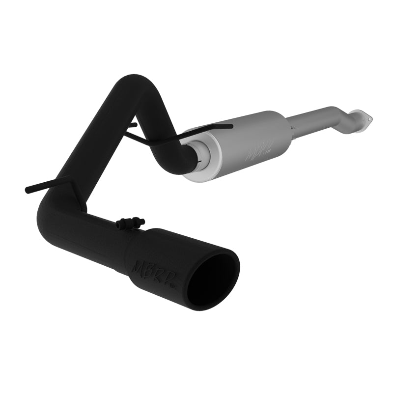 MBRP S5338BLK 2016 Toyota Tacoma 3.5L Cat Back Single Side Exit Black Exhaust System