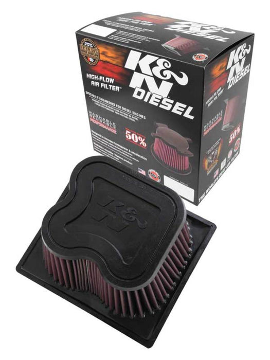 K&N Engineering E-0787 K&N 10-11 Dodge RAM 2500/3500/4500/5500 6.7L L6 Diesel Replacement Air Filter