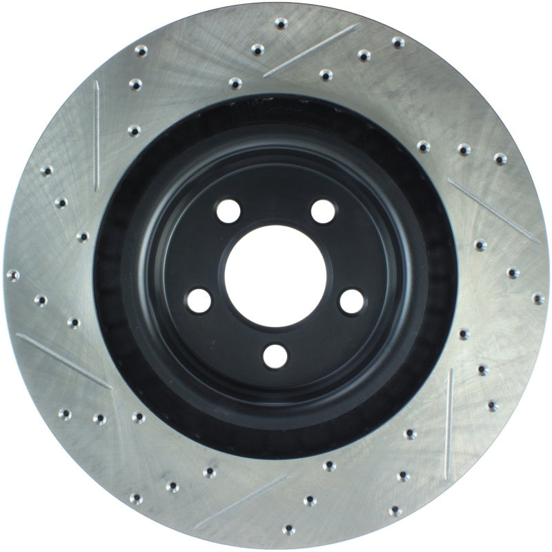 Stoptech 127.63063L StopTech SportStop 06-09 Chrysler SRT-8 Front Left Drilled & Slotted Rotor