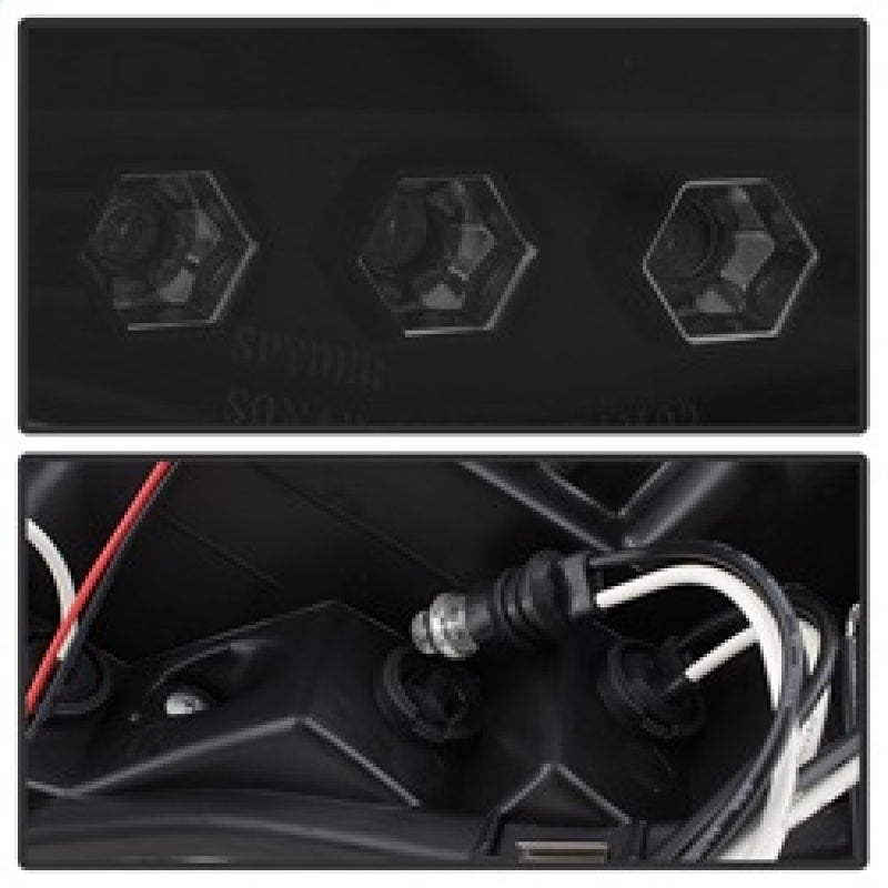 SPYDER 5078384 Spyder Dodge RAM 1500 02-05 03-05 Projector Headlights LED Halo LED Blk Smke PRO-YD-DR02-HL-BSM