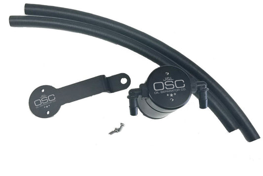 J&L 3032P-B 13-19 Ford Fusion 2.0L EcoBoost Passenger Side Oil Separator 3.0 - Black Anodized