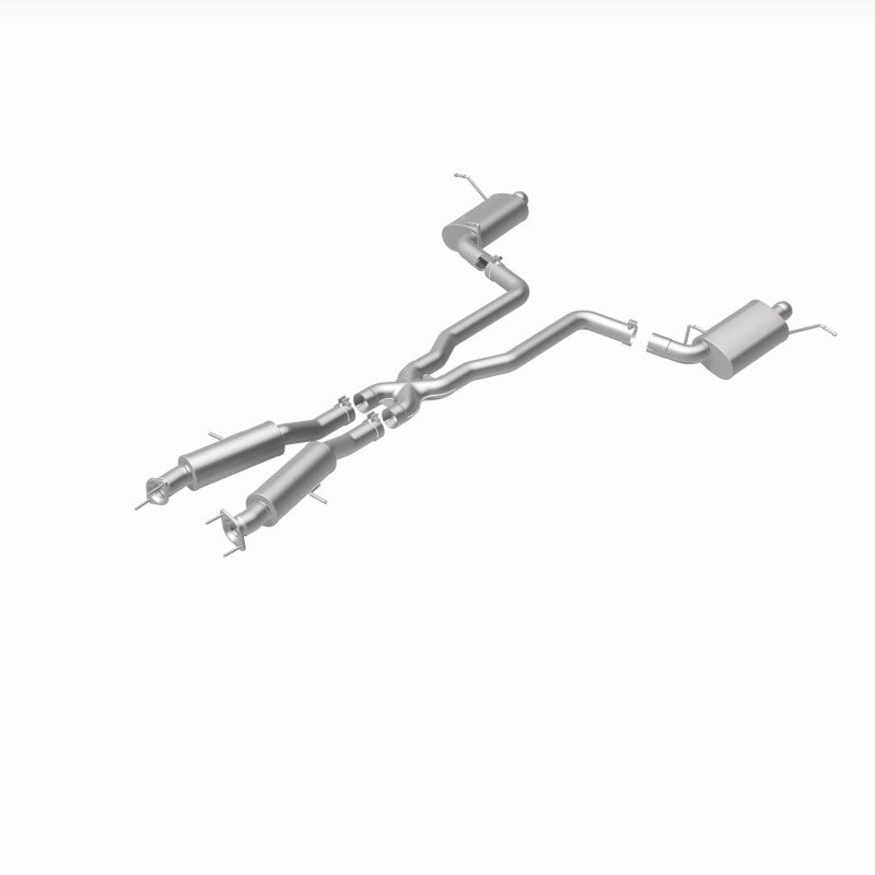 Magnaflow 15064 MagnaFlow 12 Jeep Grand Cherokee V8 6.4L Dual Split Rear Exit Stainless Cat Back Performance Exhaust