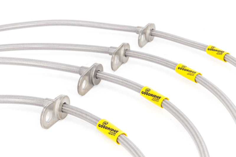 Goodridge 20040 17-20 Honda Civic Si (Si Model Only) Stainless Steel Brake Line Kit