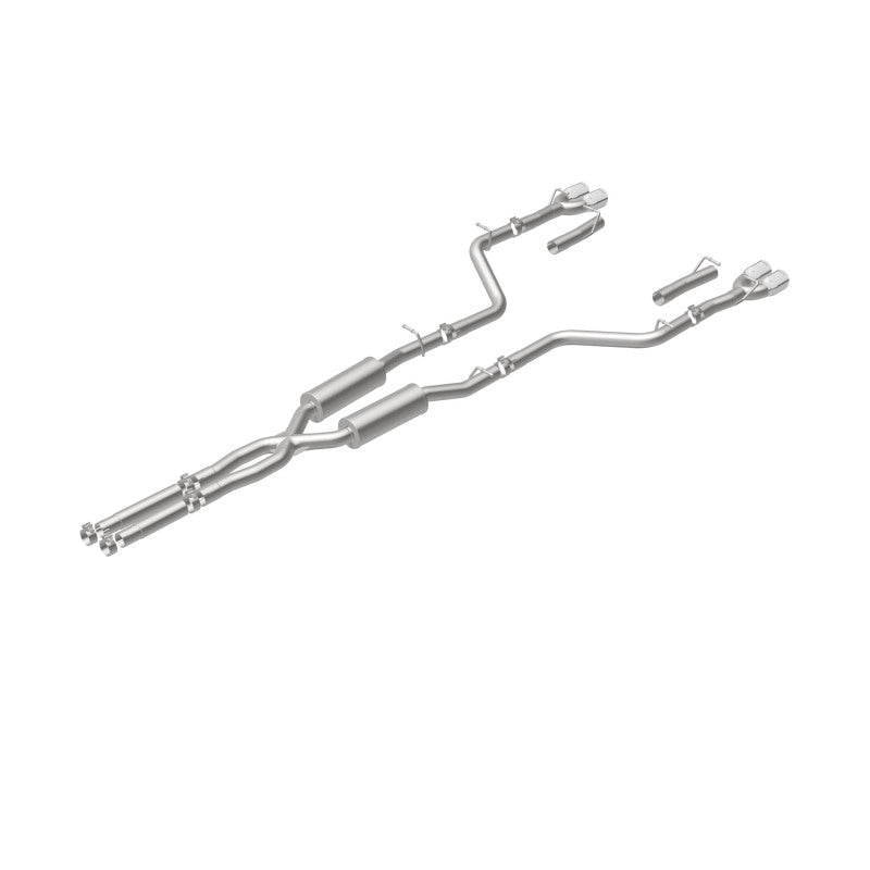 Magnaflow 19217 MagnaFlow Cat-Back, SS, 2.5in, Quad Split Rear 3.5in Tip 2015 Dodge Challenger 3.6L V6