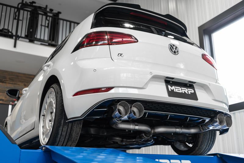 MBRP S4603304 15-19 VW Golf R 3in Cat Back Single Exit Exhaust Pro Series w/ Valve Delete - T304