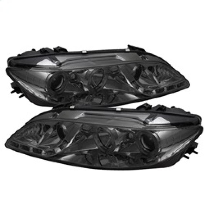 SPYDER 5042545 Spyder Mazda 6 03-05 With Fog Lights Projector Headlights LED Halo DRL Smke PRO-YD-M603-FOG-DRL-SM