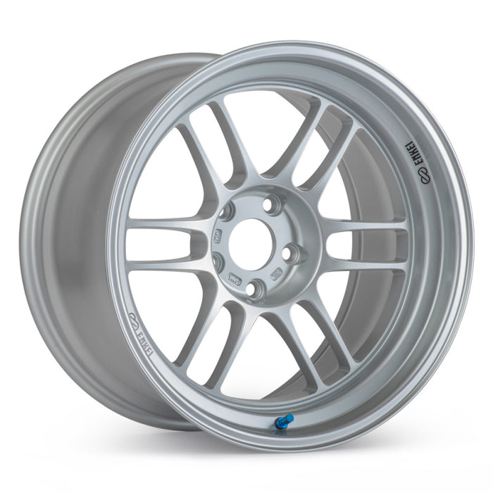 Enkei 37981165N10SP RPF1RS 18x11 5x114.3 -10mm Offset 75mm Bore Silver Wheel