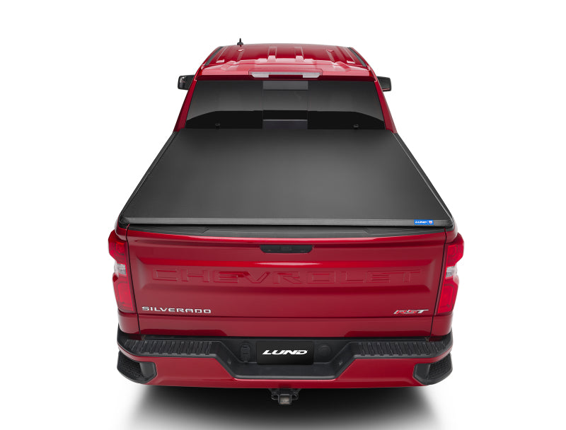 LUND 950292 Lund 19-23 Chevrolet Silverado 1500 (5.5ft. Bed) Genesis Tri-Fold Tonneau Cover - Black