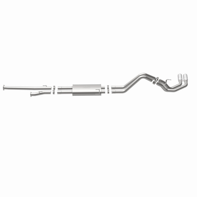 Magnaflow 15306 MagnaFlow 14 Toyota Tundra V8 4.6L/5.7L Stainless C/b Exhaust Dual same side pass. rear tire