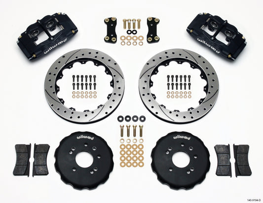 Wilwood 140-9194-D FSLI4 Front Hat Kit 13.00in Drilled Nissan 240SX