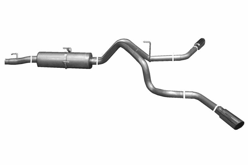 Gibson 6500 02-05 Dodge RAM 1500 SLT 4.7L 2.25in Cat-Back Dual Extreme Exhaust - Aluminized