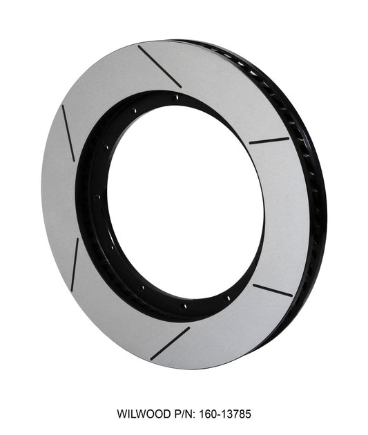 Wilwood 160-13785-GTB Rotor-GT60 SPC-37-RH-BLK 15.00 x 1.50 - 12 on 9.75in