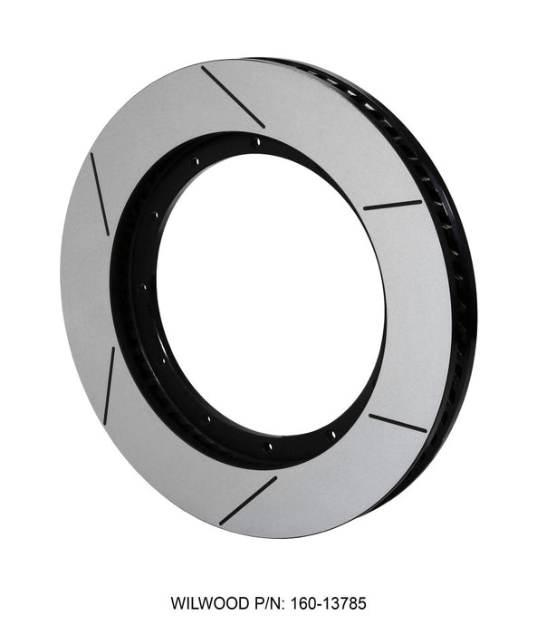 Wilwood 160-13785-GTB Rotor-GT60 SPC-37-RH-BLK 15.00 x 1.50 - 12 on 9.75in