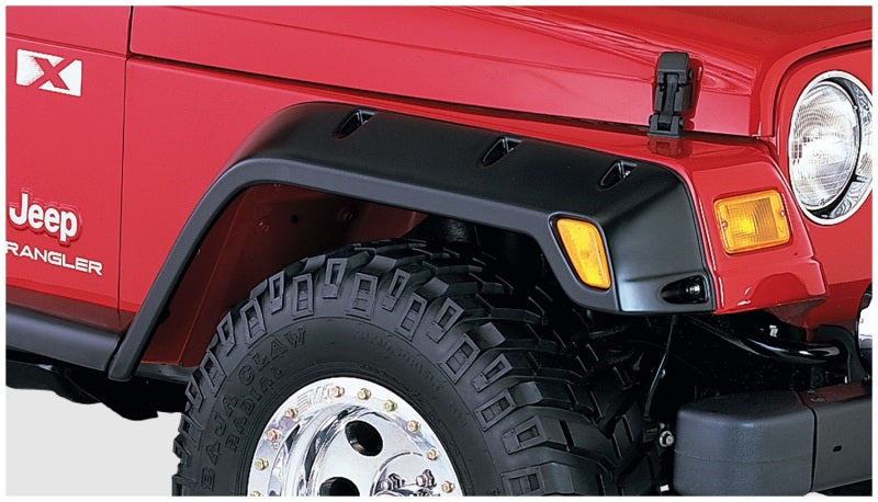 Bushwacker 10043-07 97-06 Jeep TJ Pocket Style Flares 2pc - Black