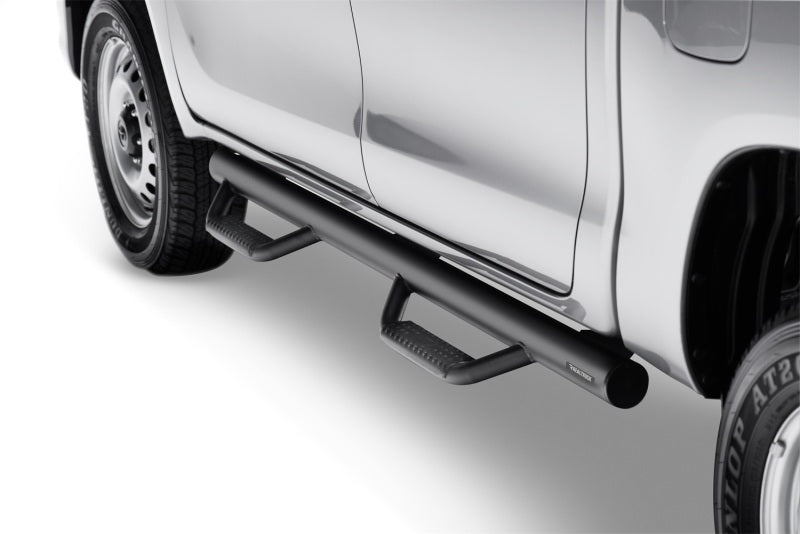 N-Fab T1580CC-TX Nerf Step 16-17 Toyota Tacoma Double Cab 5ft Bed - Tex. Black - W2W - 3in