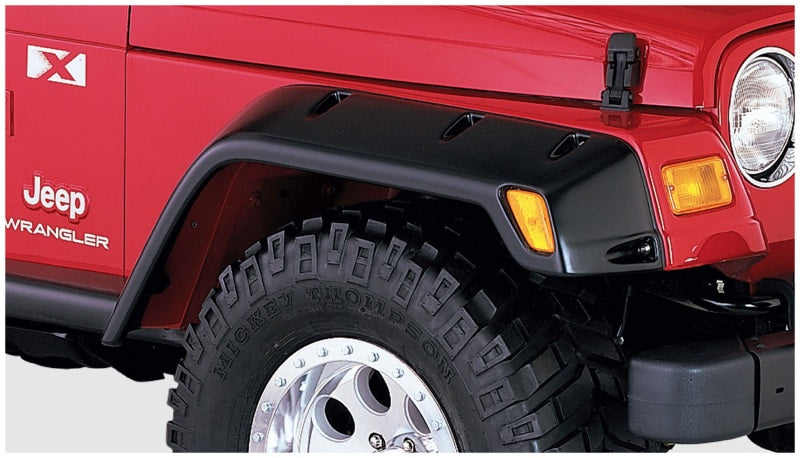 Bushwacker 10908-07 97-06 Jeep TJ Max Pocket Style Flares 4pc - Black