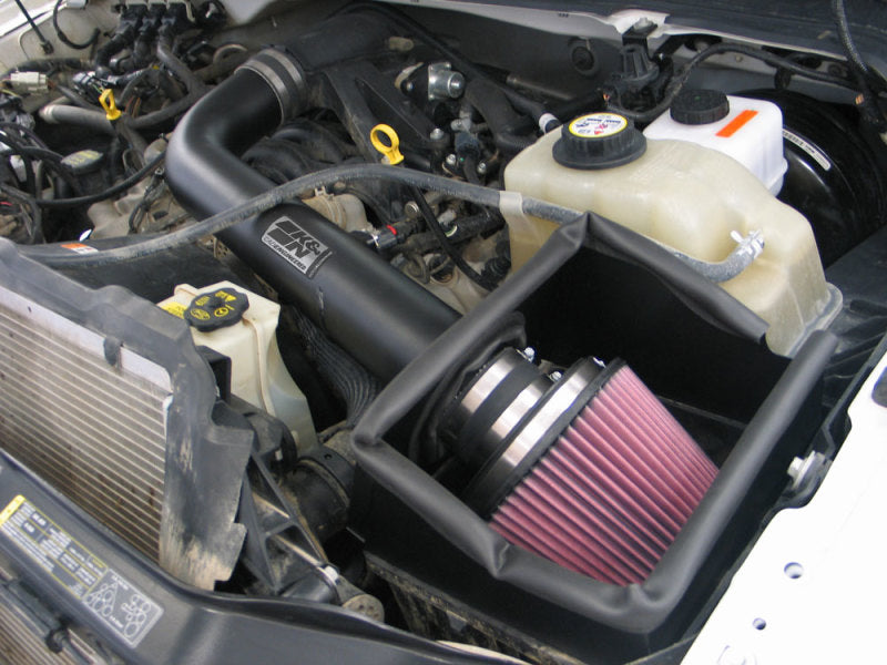 K&N Engineering 77-2577KTK K&N 07-08 Ford F250 SD V8-5.4L Black High Flow Performance Kit
