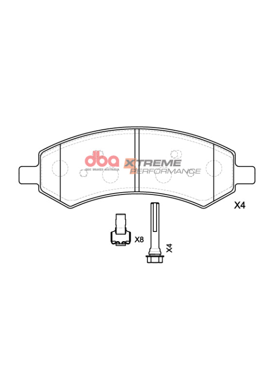 DBA DB7991XP 05-10 Ford Mustang GT XP Performance Front Brake Pads