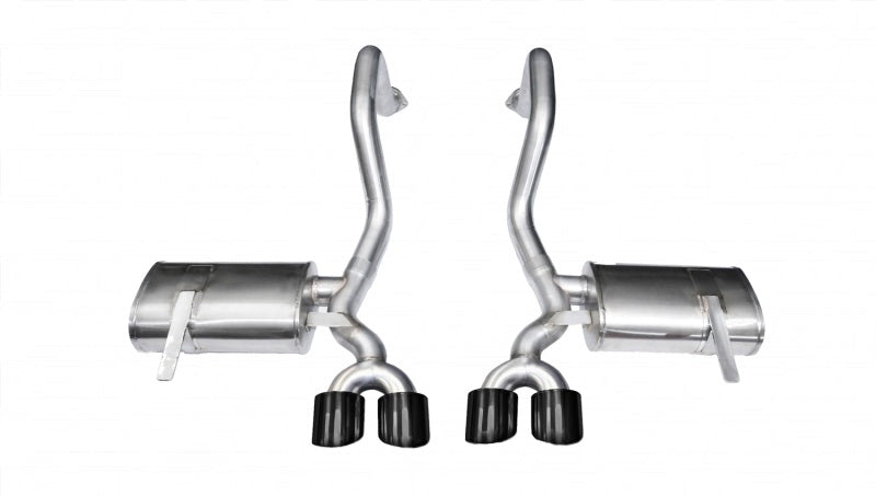 CORSA Performance 14961BLK Corsa 1997-2004 Chevrolet Corvette C5 Z06 5.7L V8 Black Xtreme Axle-Back Exhaust