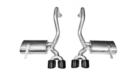 CORSA Performance 14961BLK Corsa 1997-2004 Chevrolet Corvette C5 Z06 5.7L V8 Black Xtreme Axle-Back Exhaust