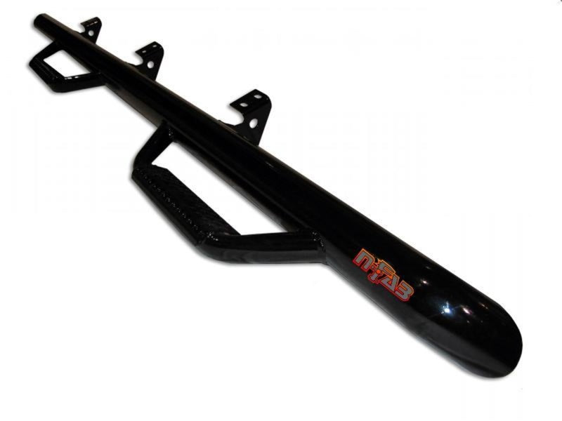 N-Fab N0482CC Nerf Step 04-15 Nissan Titan Crew Cab 5.6ft Bed - Gloss Black - W2W - 3in