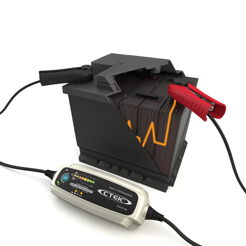 CTEK 56-959 Battery Charger - MUS 4.3 Test & Charge - 12V