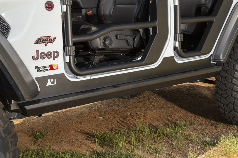 Rugged Ridge 11504.32 XHD Rock Sliders 18-20 Jeep Wrangler JL 4 Door