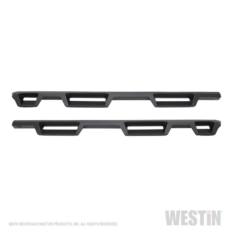 Westin 56-534685 2019 Chevrolet Silverado/Sierra 1500 (5.5ft) Drop Wheel to Wheel Nerf Step Bars - Txt Black
