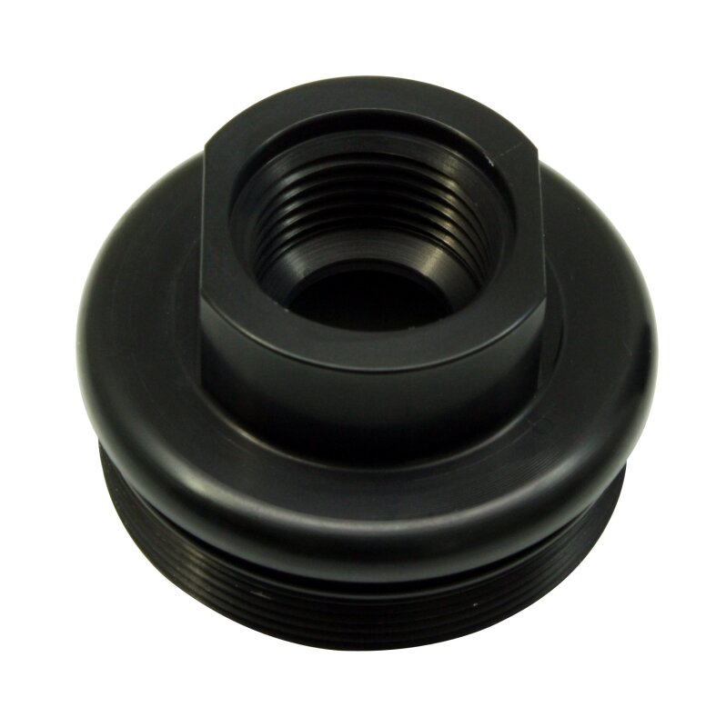 AEM 25-201BK Universal High Flow -10 AN Inline Black Fuel Filter