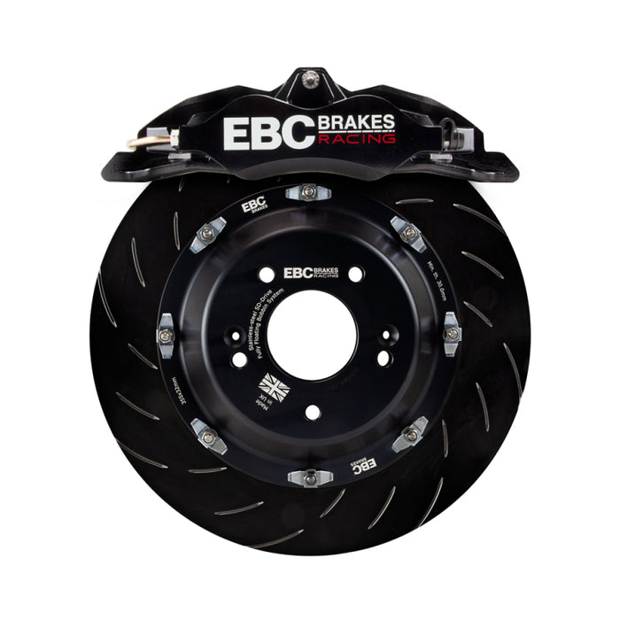 EBC BBK031BLK-1 Racing 12-21 Subaru BRZ/Toyota GT86 Black Apollo-4 Calipers 330mm Rotors Front Big Brake Kit