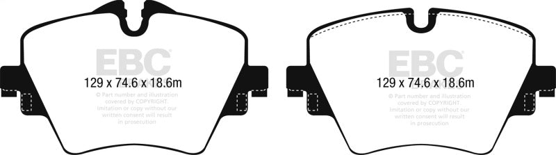 EBC DP42245R 16-17 BMW X1 XDrive28i Yellowstuff Front Brake Pads
