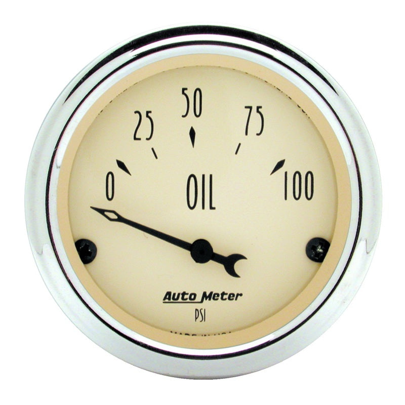 AutoMeter 1808 Gauge Kit 5 Pc. 3-1/8in. & 2-1/16in. Mech. Speedometer Antique Beige