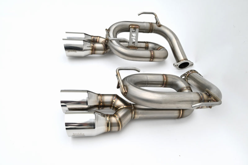 Invidia HS22SW4AT4SSL 22+ Subaru WRX Twin Loop 3.5in. Single Layer S.S Tip Axle-Back Exhaust