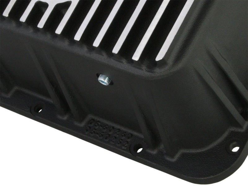 aFe 46-70072 Power Cover Trans Pan Machined Trans Pan GM Diesel Trucks 01-12 V8-6.6L Machined